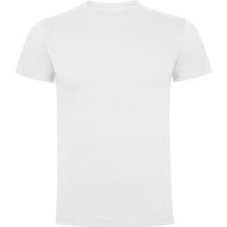 camisetas modelo basica para caballero en color Blanco | ropa personalizada Hitase