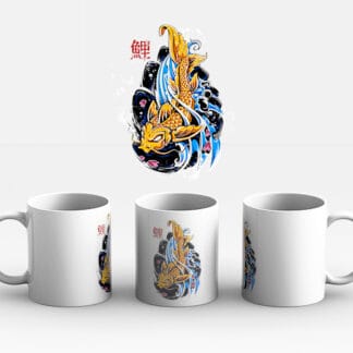 Taza modelo carpa water color | Tazas personalizadas Hitase