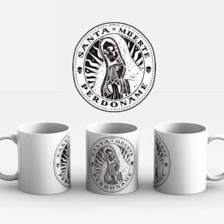 Taza modelo Santa Muerte | Tazas personalizadas Hitase