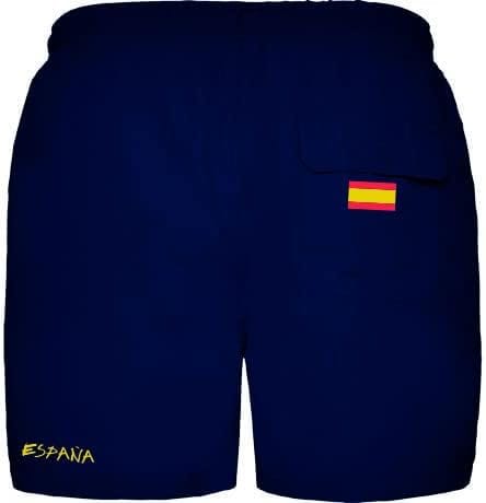 Bañador del Mundial de España 2022 con diseño inspirado en la selección española - Parte trasera