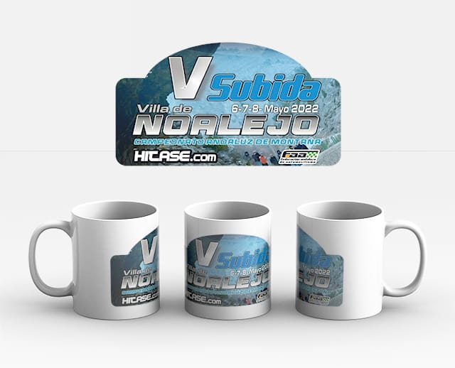 Taza decorativa modelo Subida Noalejo 2022 apta para uso diario