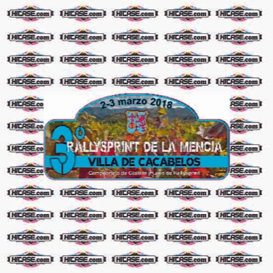 Placa 3° RALLYSPRINT DE LA MENCIA 2018