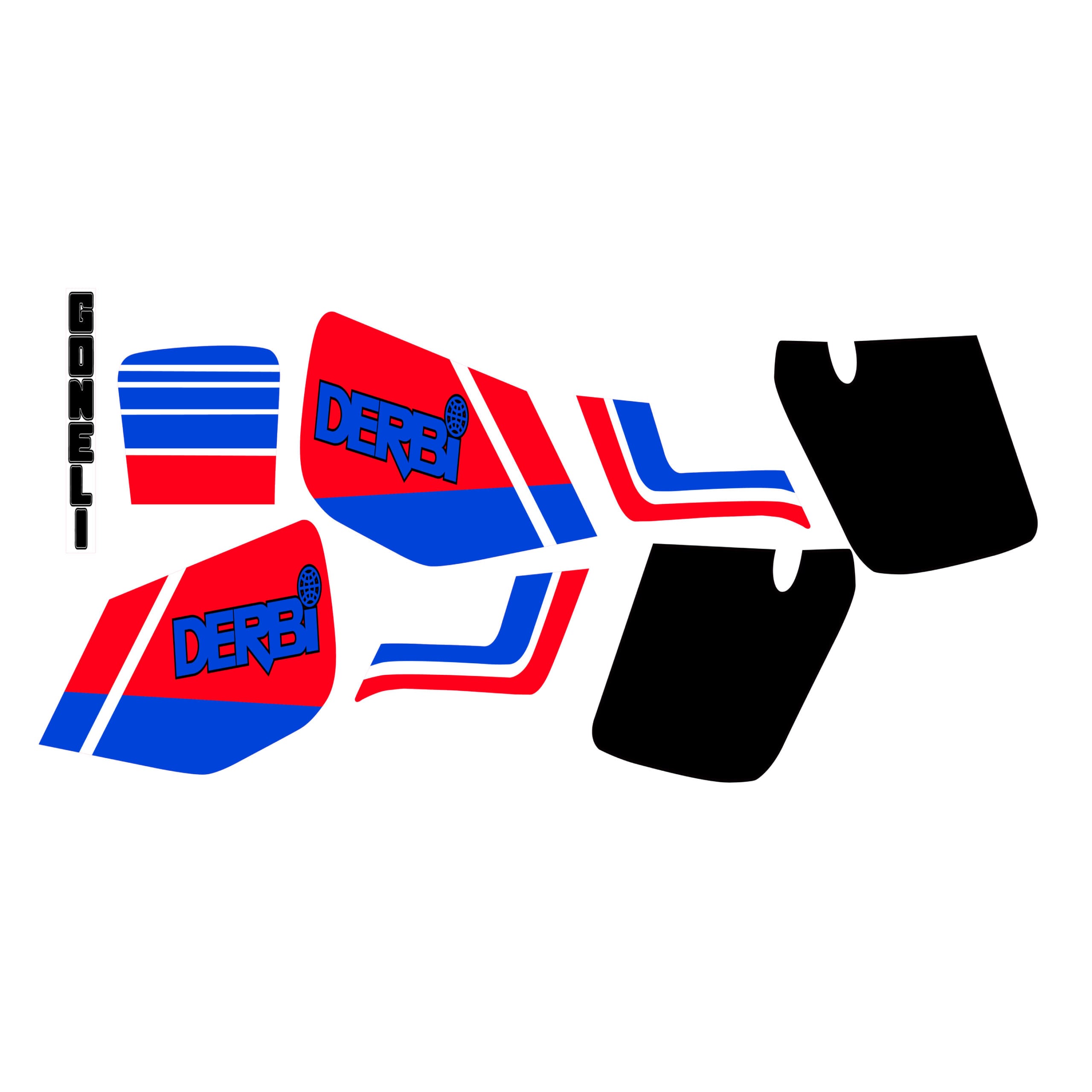 Kit de vinilos para Derbi RD2