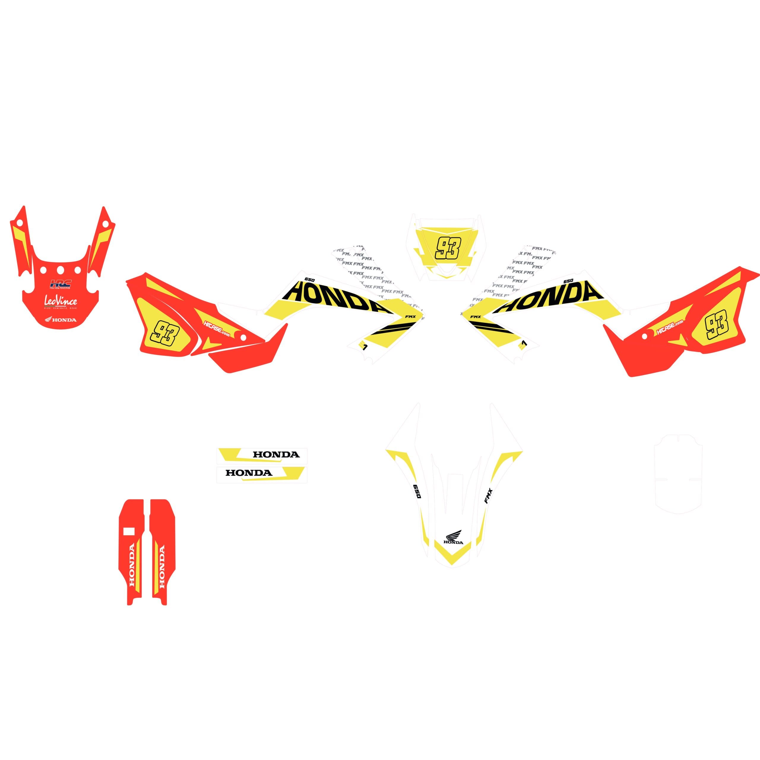 Kit de vinilos para HONDA FMX 650 2006