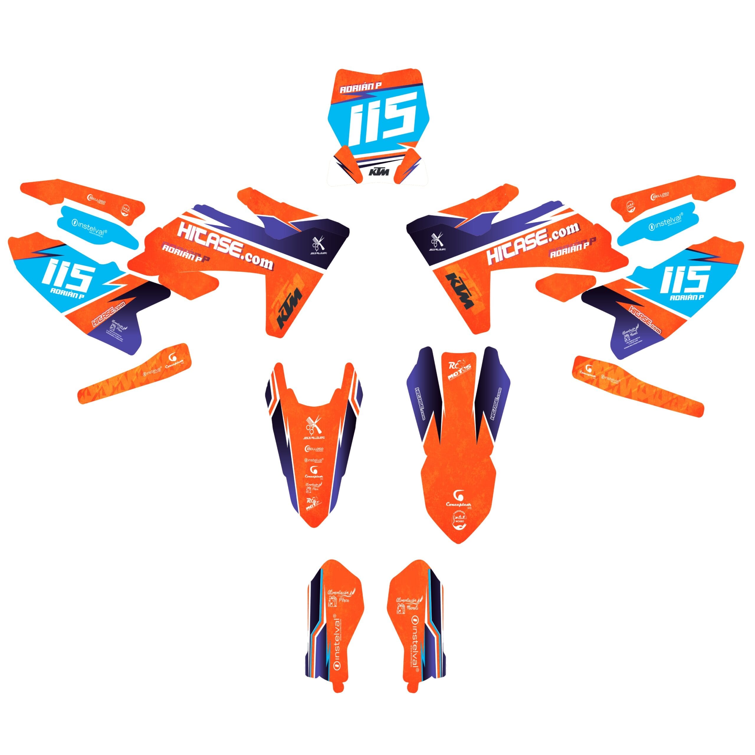 Kit de vinilos para KTM SX 65 2024