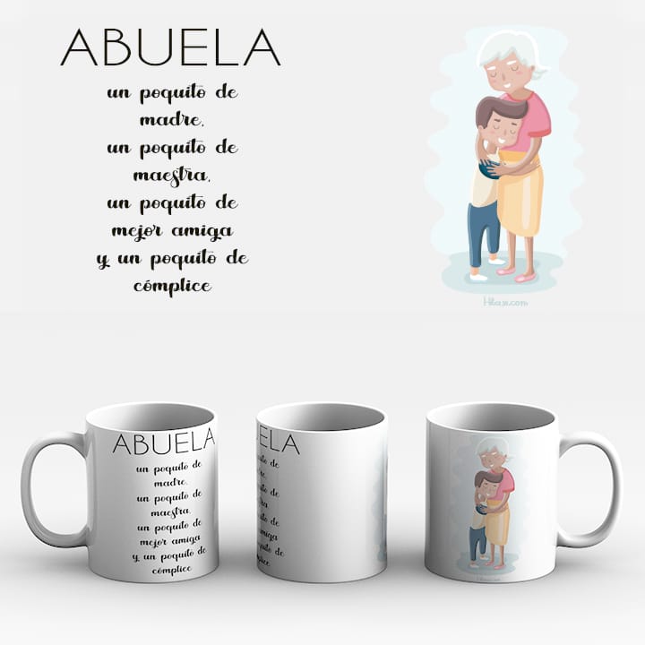 Taza ABUELA UN POQUITO DE TODO