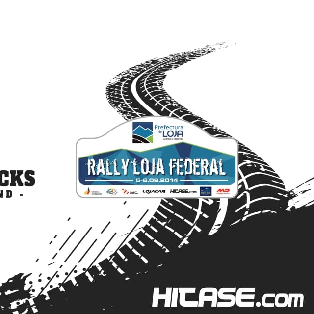 Placa RALLY LOJA FEDERAL 2014