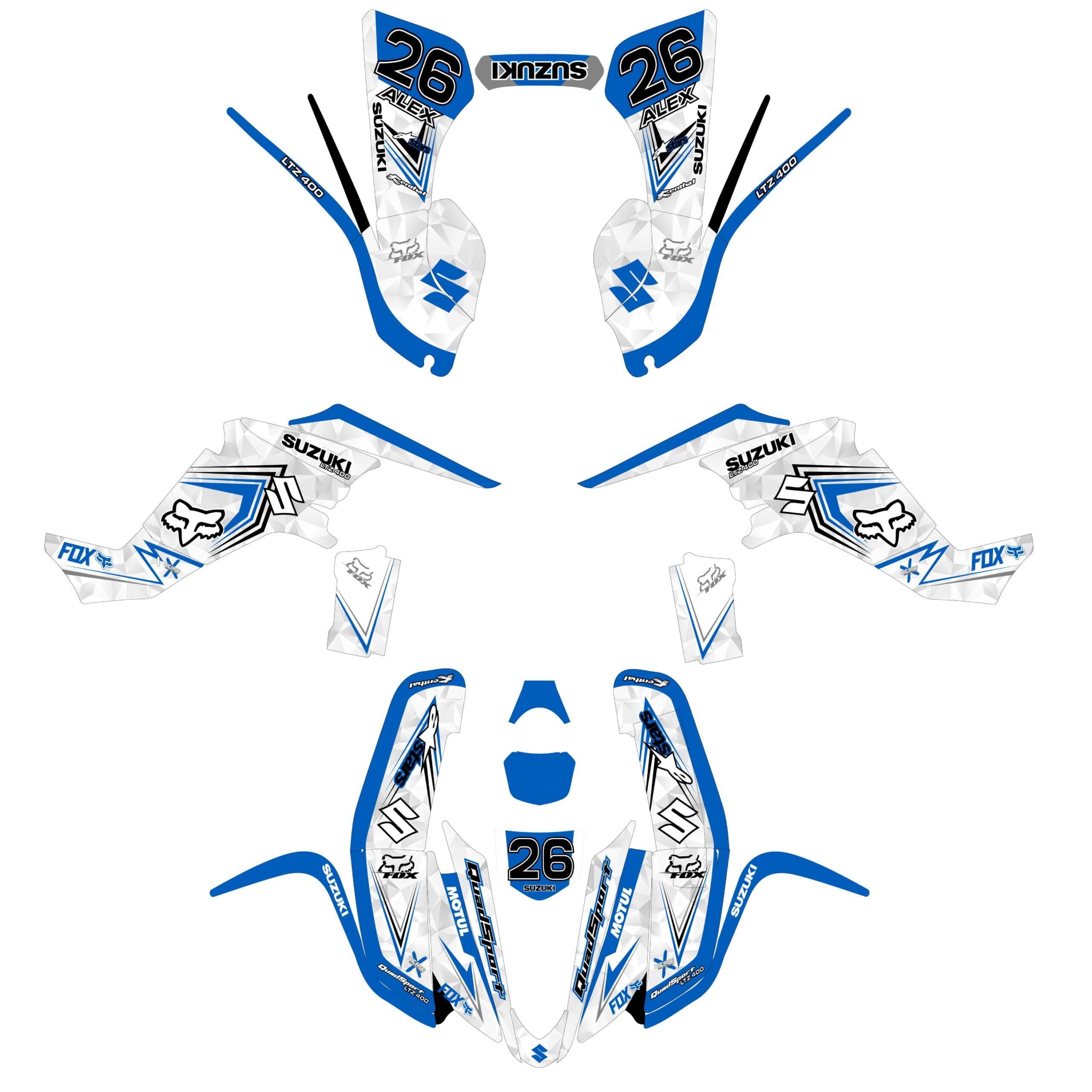 Kit de vinilos para quad Suzuki LTZ 400 - Imagen 8