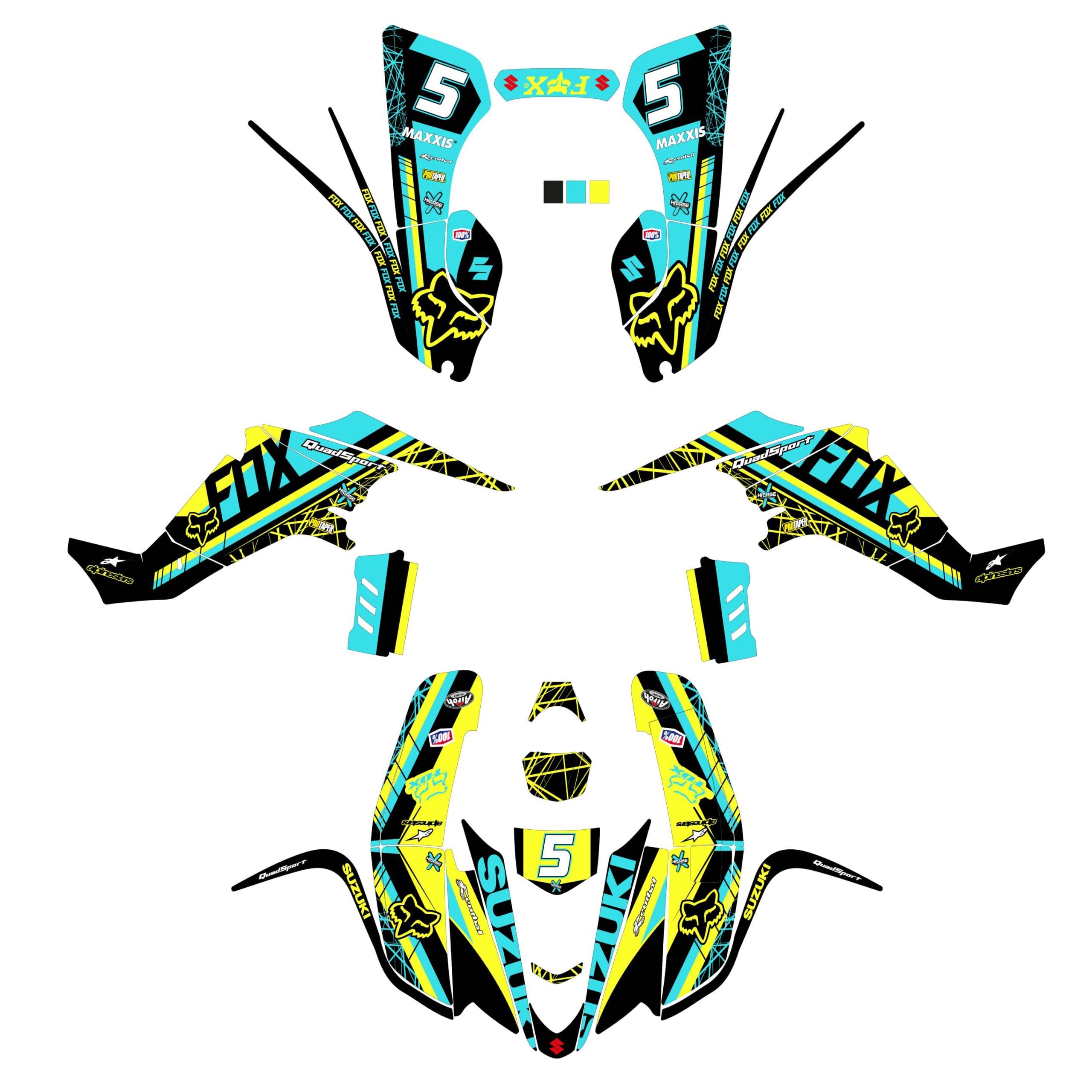Kit de vinilos para quad Suzuki LTZ 400 - Imagen 10