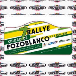 Placa RALLY CIUDAD DE POZOBLANCO
