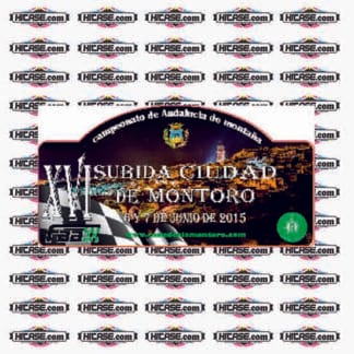 Placa SUBIDA CIUDAD DE MONTORO 2015