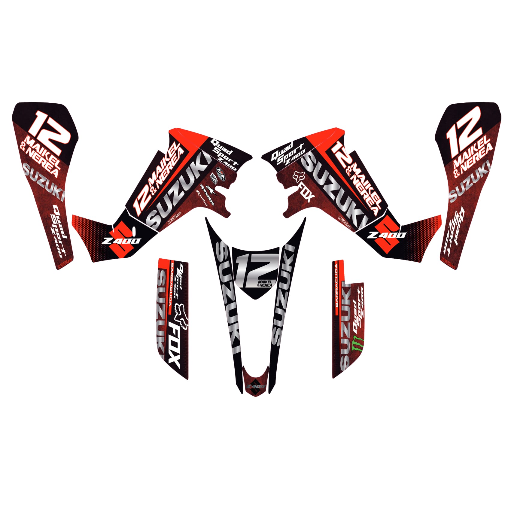 Kit de vinilos para quad Suzuki LTZ 400 - Imagen 5