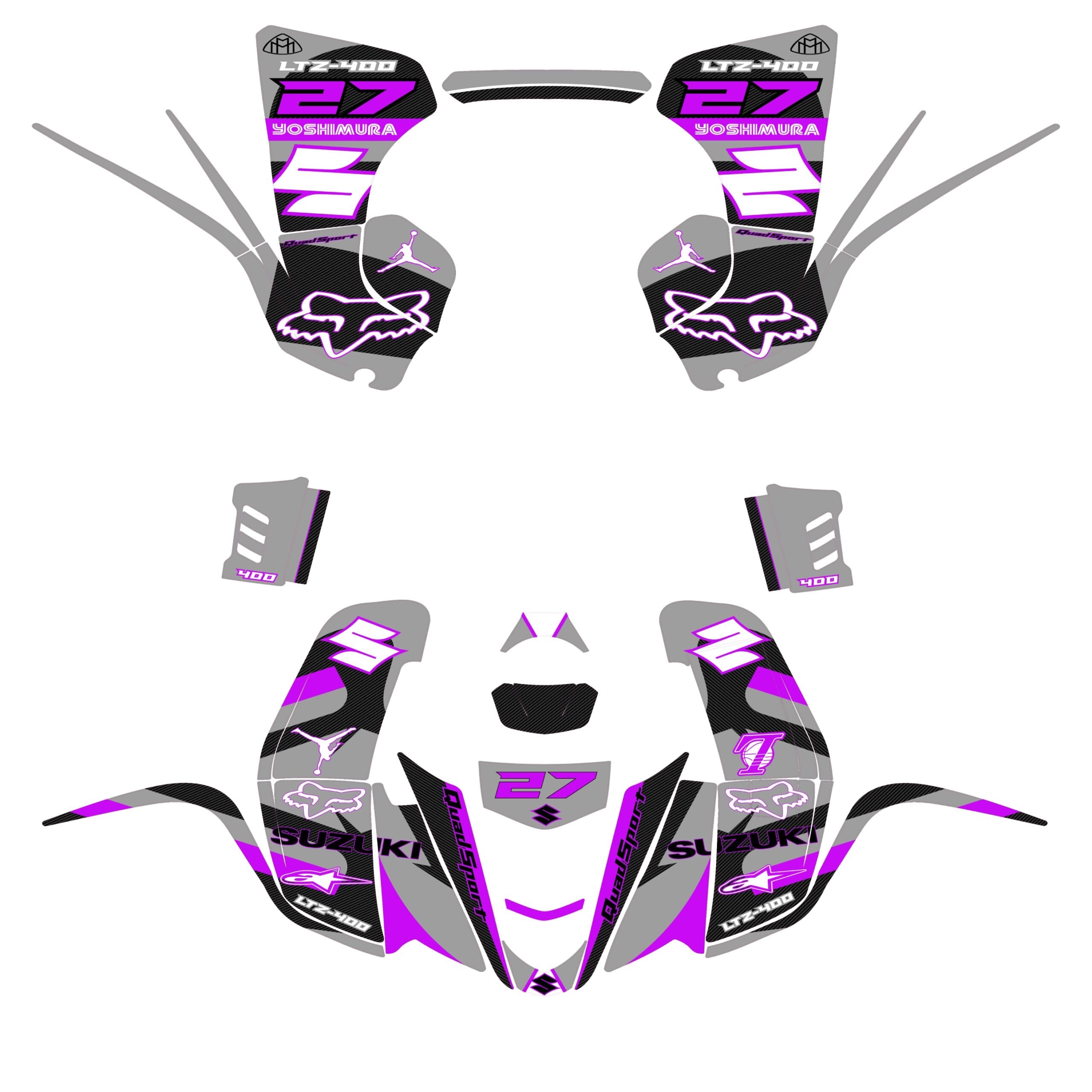 Kit de vinilos para quad Suzuki LTZ 400 - Imagen 4