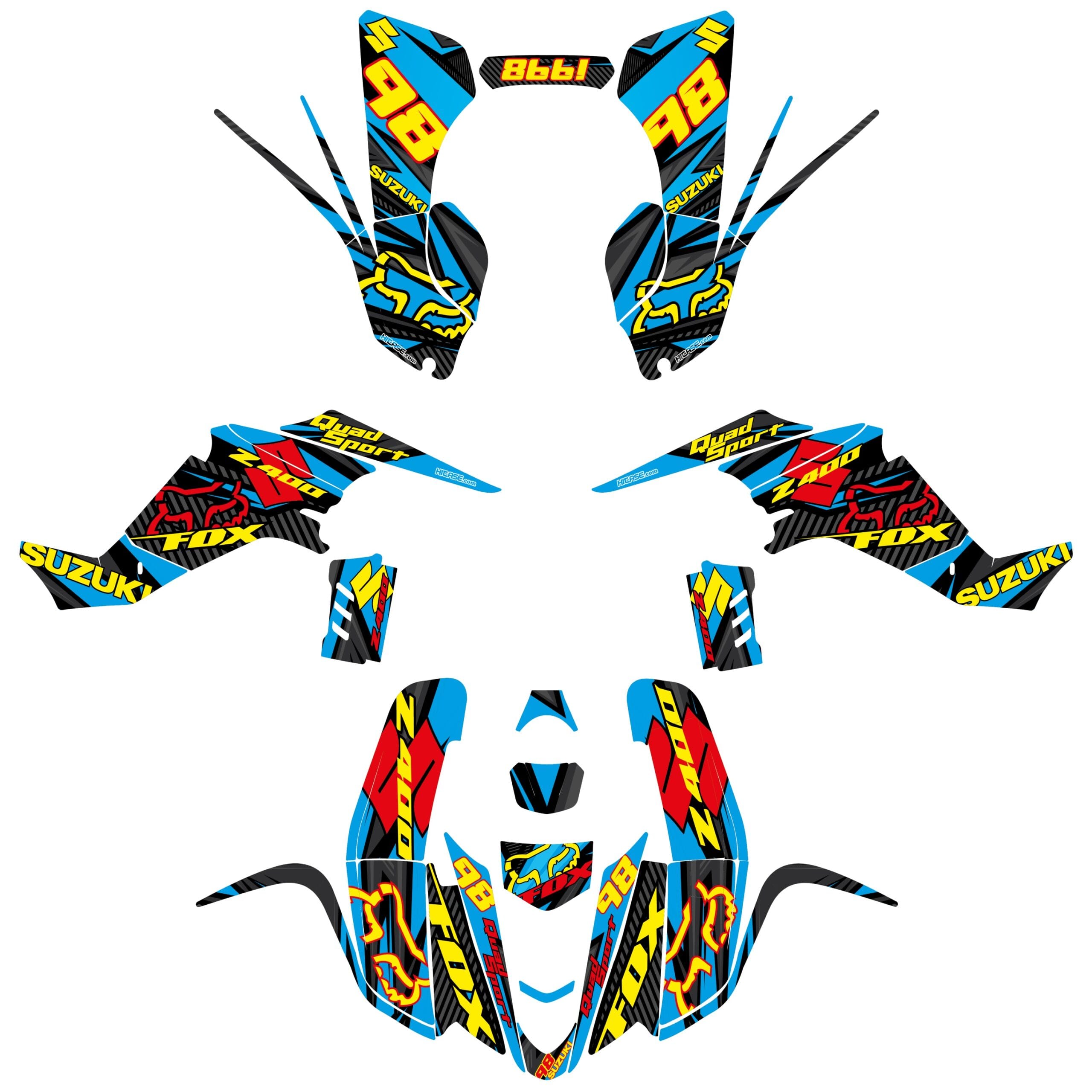 Kit de vinilos para quad Suzuki LTZ 400 - Imagen 2