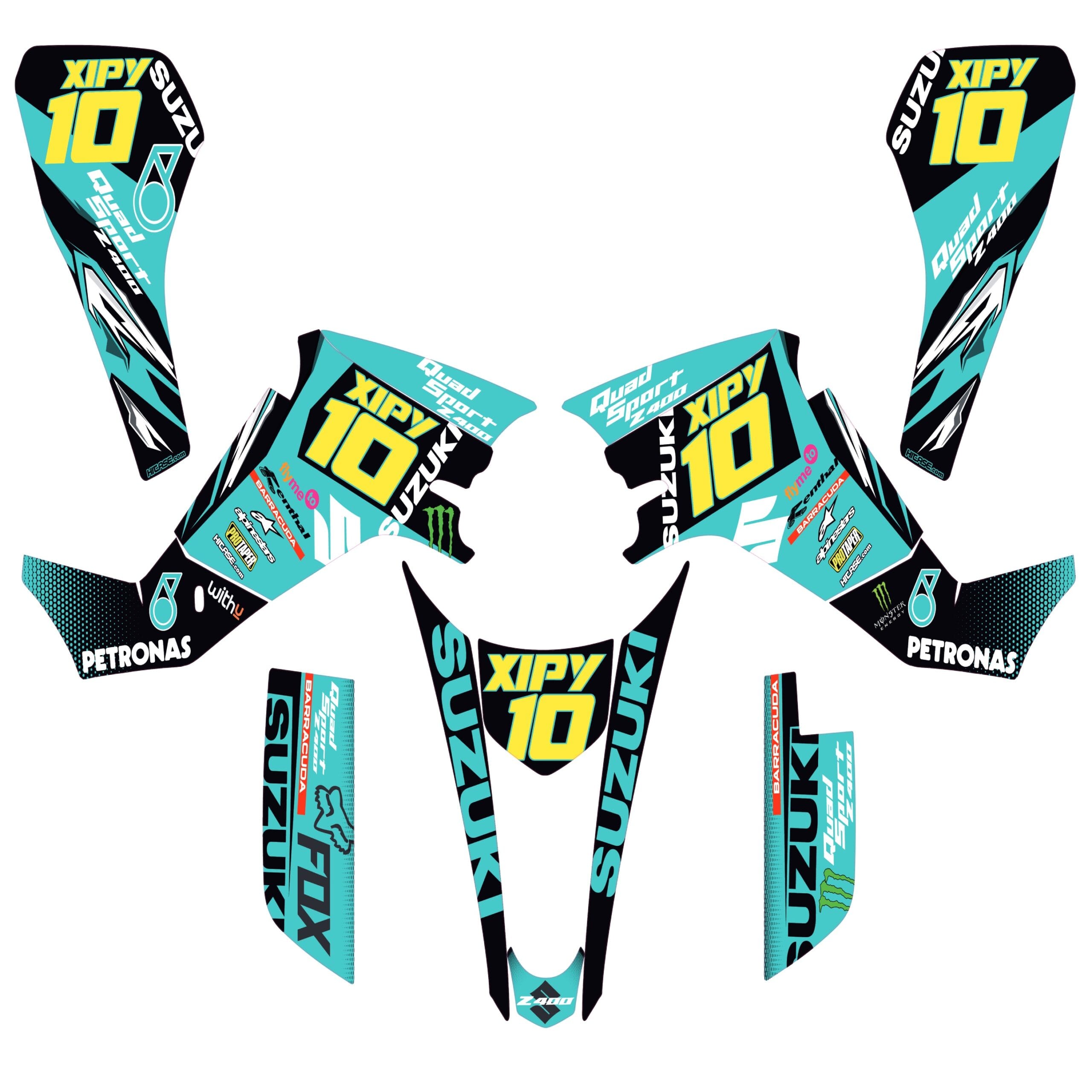 Kit de vinilos para quad Suzuki LTZ 400