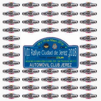 Placa RALLY CIUDAD DE JEREZ