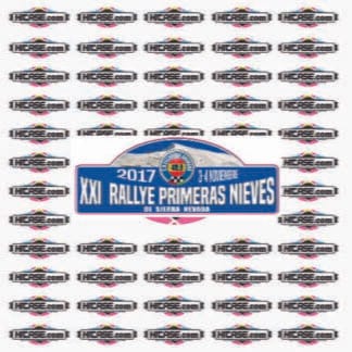 Placa RALLYE PRIMERAS NIEVES 2017