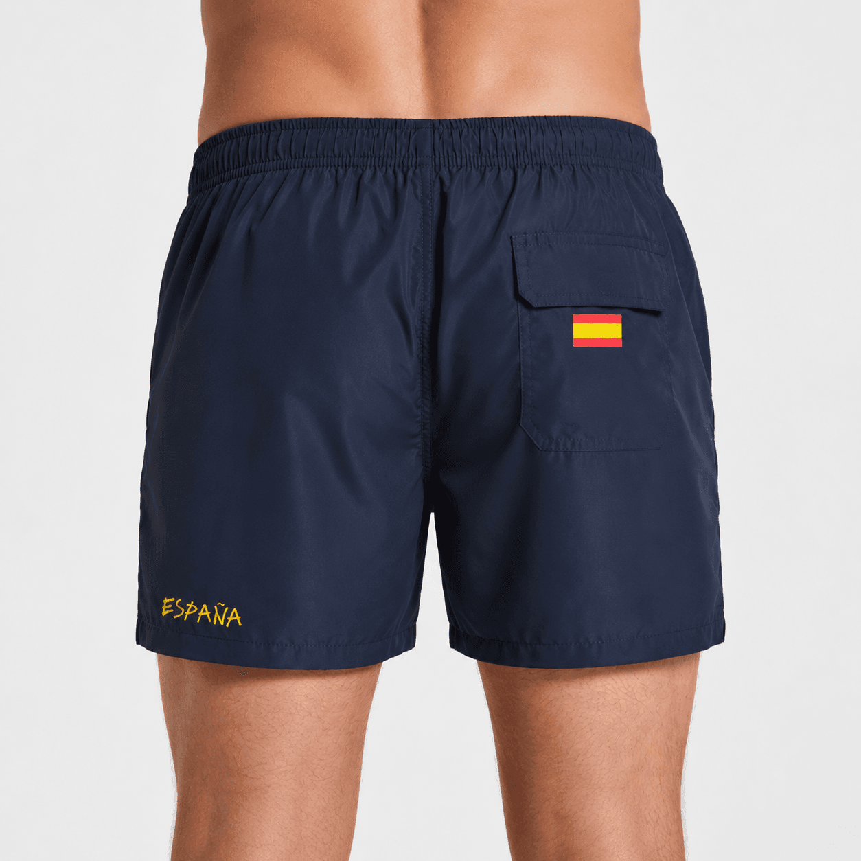 Bañador de España para Hombre Azul Marino con Bandera - Imagen 3
