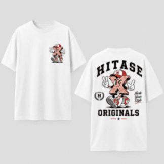 Camiseta Oversize Hitase Originals Blanca